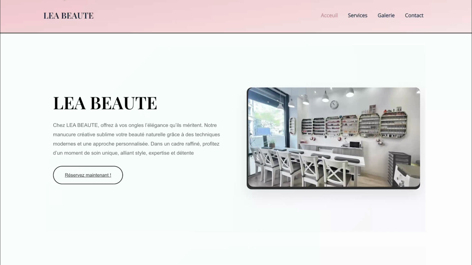 Léa Beauty Paris - Aperçu du projet