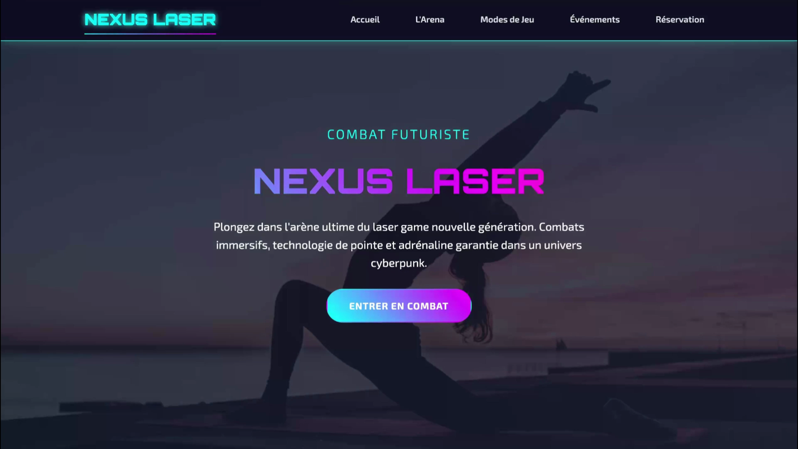 Template Neon - Aperçu